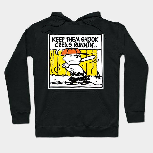 Shook by Mark Drew Hoodie by fun stuff, dumb stuff